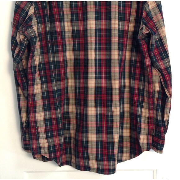 Polo Ralph Lauren Shirt Men XLT Plaid Flannel Classic Long Sleeve Preppy Pony - Picture 6 of 9